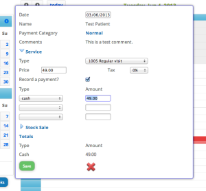 iconpractice Transaction menu