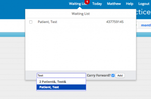 waiting-list-practice-management-software
